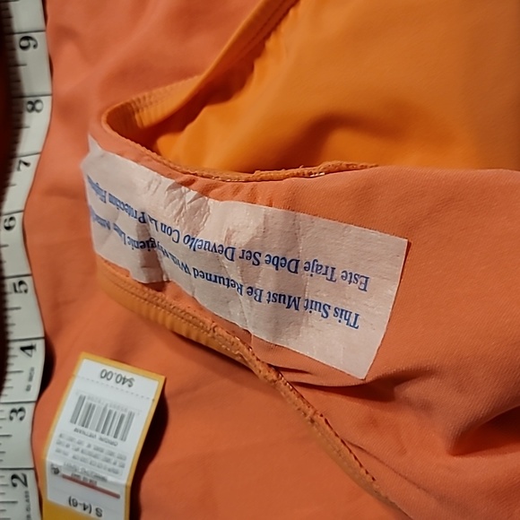 NWT So alluring Salmon tummy control slimming adjustable strap swim bathing suit - Picture 5 of 13